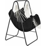 TecTake 405395 závěsné křeslo alison boho styl černá – Hledejceny.cz