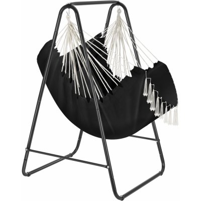 TecTake 405395 závěsné křeslo alison boho styl černá – Hledejceny.cz