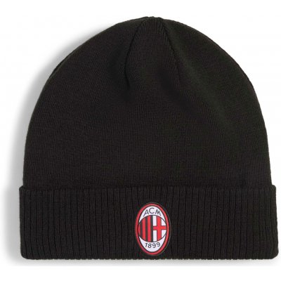 Puma Čepice AC MILAN ESSENTIALS BEANIE Černá Červená – Hledejceny.cz