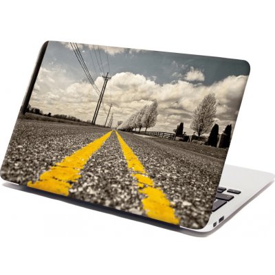 Sablio Samolepka na notebook Cesta - 38x26 cm – Zboží Mobilmania