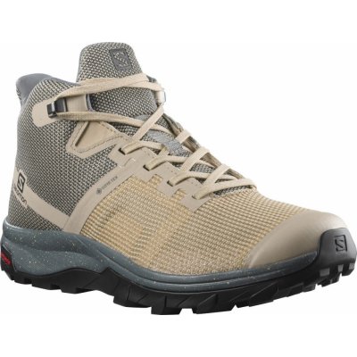 Salomon OUTline Prism MID GTX W hnědá/šedá – Zboží Mobilmania