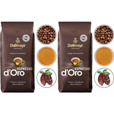 Dallmayr Espresso d'Oro zrnková 2 kg – Hledejceny.cz