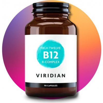 Viridian B Complex B12 High Twelve 90 kapslí – Hledejceny.cz