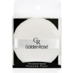 Golden Rose Houbička na pudr Microfiber Powder Puff kulatá bílá 7 cm – Sleviste.cz