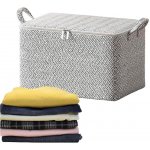 4Leaders Textilní úložný box na zip 34×24×20 cm – Sleviste.cz