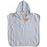 XKKO BMB Bambusové mušelínové pončo Baby Blue 2 – Zboží Dáma