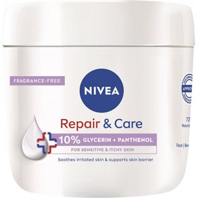 Nivea Repair & Care Sensitive Tělový krém 400 ml – Zboží Mobilmania