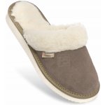 PanSzew teplé pantofle dámské kožené domácí vlněné pantofle – Zboží Dáma
