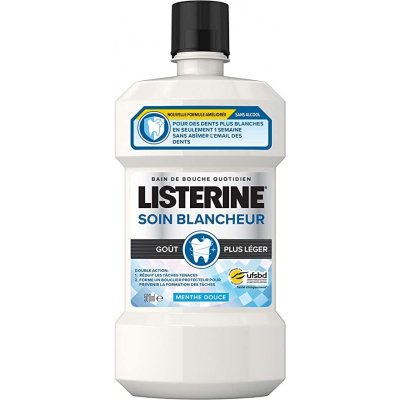 Listerine Mouthwash Advanced White Clean Mint 500 ml – Zbozi.Blesk.cz