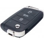 STU 48VW010 náhradní klíč pro Škoda VW Seat 3 tlačítkový 434 MHz 5G0 959 752 BB | Zboží Auto