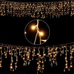 Goleto Vánoční LED řetěz déšť 15 m teplá bílá 600 LED – Hledejceny.cz