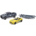 Bruder 2504 Terénní auto RAM přepravník závodní auto řidič – Zboží Dáma