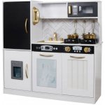 JOKO Dřevěná kuchyňka Glamour Black – Zboží Dáma