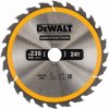 Pilový kotouč a pás DeWALT DT1954 Pilový kotouč 235 x 30 mm, 24 zubů