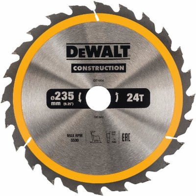 DeWALT DT1954 Pilový kotouč 235 x 30 mm, 24 zubů – Zboží Mobilmania