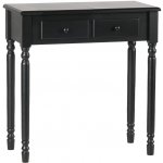 Woood Erin borovicový toaletní stolek 75 x 38 cm černý – Hledejceny.cz