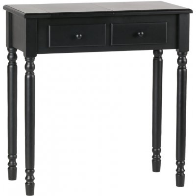 Woood Erin borovicový toaletní stolek 75 x 38 cm černý – Hledejceny.cz