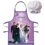 Javoli Dětská dívčí zástěra a kuchařská čepice Ledové Království Frozen 2 fialová – Sleviste.cz