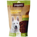 Yoggies Sušené krůtí maso pro psy proužky 45 g – Zboží Dáma
