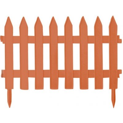 Prosperplast Zahradní plůtek GARDEN CLASSIC - výška 35 cm terakota – Hledejceny.cz