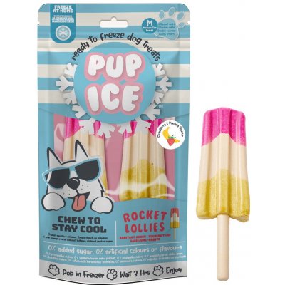 Pup Ice chlazená s jahodou a banánem 2 ks 90 g – Zboží Mobilmania