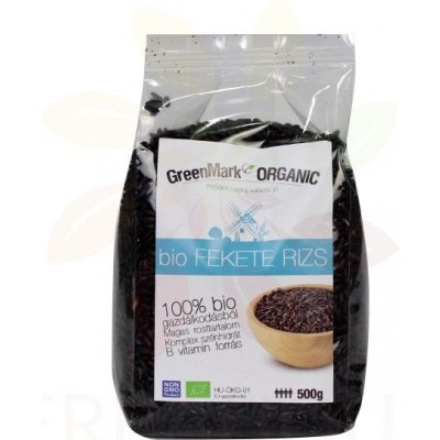 GreenMark Organic Bio rýže černá 0,5 kg – Zbozi.Blesk.cz