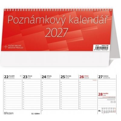 stolní Poznámkový OFFICE 24,6cm x 9,6cm, S65-27-B 2027 – Hledejceny.cz