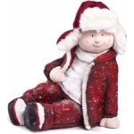 Figurka sedící chlapec 40cm – Hledejceny.cz