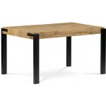 Autronic Ethereal HT-725OAK Jídelní stůl 140x88x76x10 divoký dub – Sleviste.cz