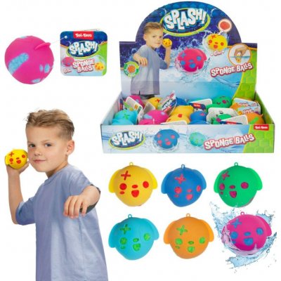 Teddies Míček z měkké houby do vody 6cm 6 barev – Hledejceny.cz