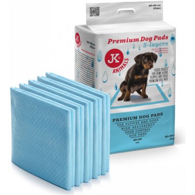 JK ANIMALS podložky Premium Dog Pads 10 ks, 60 x 90 cm – Zboží Mobilmania