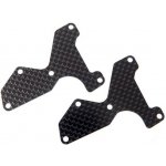 Mugen Seiki uhlíkové pouzdra do ramen přední FRONT LOWER ARM PLATE 1 mm CFRP – Sleviste.cz