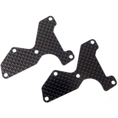 Mugen Seiki uhlíkové pouzdra do ramen přední FRONT LOWER ARM PLATE 1 mm CFRP – Sleviste.cz