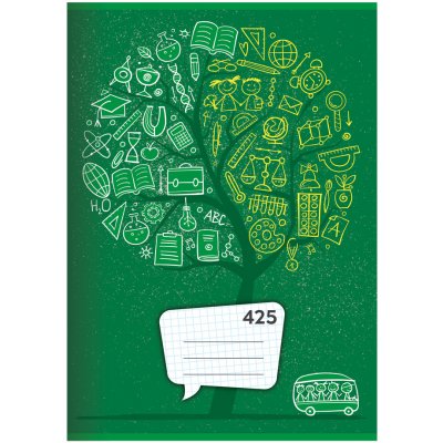 Notes Školní sešit 425 čtvereček – Hledejceny.cz