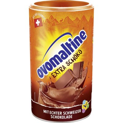 Ovomaltine Švýcarský instantní nápoj s čokoládou v dóze 450 g – Hledejceny.cz