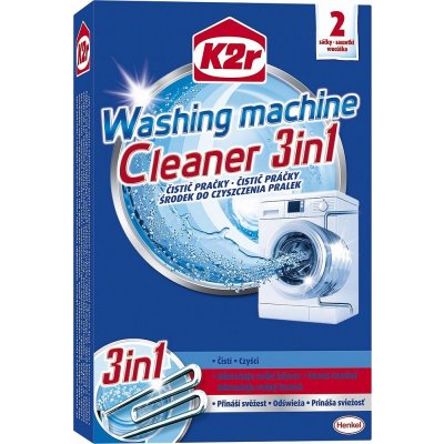 K2r Washing Machine Cleaner 3in1 čistič pračky 2 x 75 g – Sleviste.cz