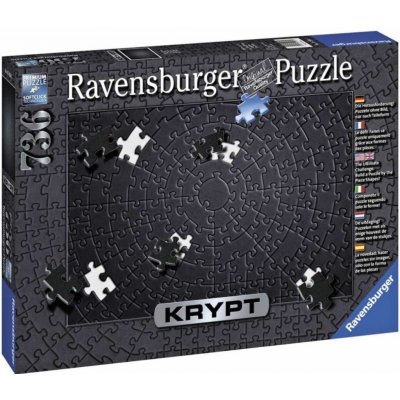 Ravensburger KRYPT barva černá 736 dílků
