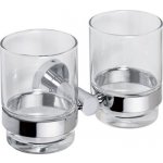 Bemeta Omega dvojitý držák včetně sklenice 165 x 105 x 55 mm 104110022 – Zboží Dáma
