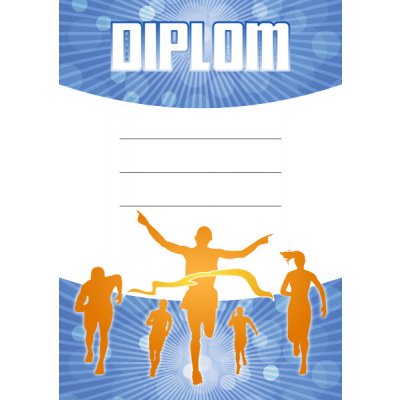 Diplom s běžeckým motivem – Hledejceny.cz