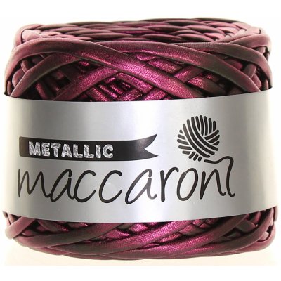 Maccaroni Metallic vínově hnědá 08 – Zboží Dáma