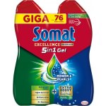 Somat Excellence Duo gel do myčky Anti-Grease 76 dávek – Hledejceny.cz