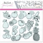 Aladine Diářová razítka Bullet journal Ovoce – Zboží Dáma