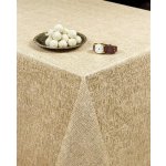 Ubrus PVC 3673232 metráž, návin 20 m x 140 cm, textilní vzor hnědý, IMPOL TRADE – Hledejceny.cz