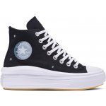 Converse Chuck Taylor All Star Move Platform Hi 568497 black/natural ivory/white – Zboží Dáma