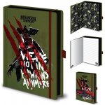 CurePink Poznámkový A5 blok Netflix Stranger Things Not in Hawkins 14,8 x 21 cm SR73806 – Zboží Dáma