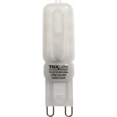 Trixline LED žárovka G9 6W 540Lm teplá bílá – Hledejceny.cz