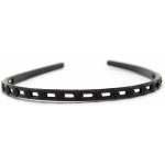 Úzká plastová čelenka Barva: černá – Zboží Dáma