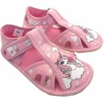 Bačkory EF Barefoot Pink Unicorn 386 – Zboží Dáma