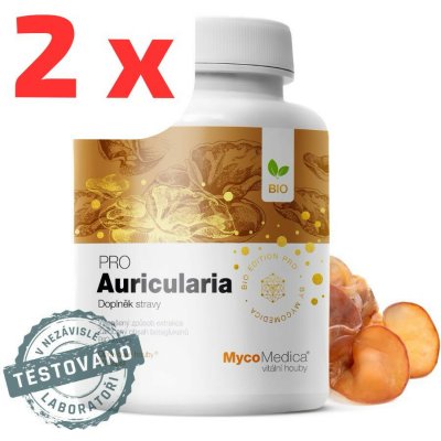 MycoMedica BIO Auricularia PRO 2 x 90 kapslí – Hledejceny.cz