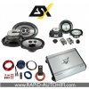 Zesilovač pro autorádio ESX Audio SE460 + SE4.2C a QX693
